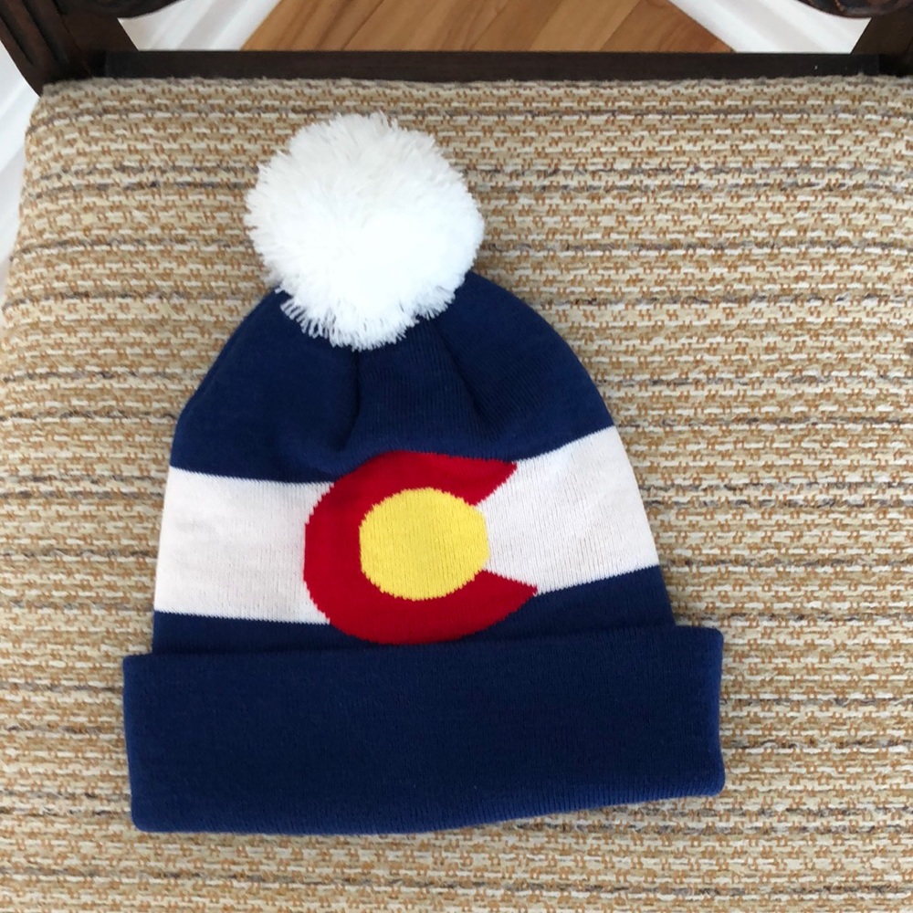 Colorado flag winter hat